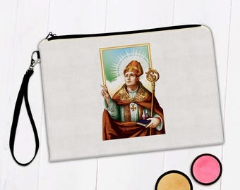 Saint Victorinus Of Pettau Makeup Bag Gift San Vitorino Catholic Church Religious Christian