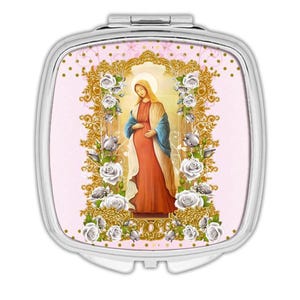 Our Lady of Hope Compact Mirror Gift Catholic Religious Virgin Saint Mary