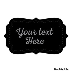 Customized Textured Fancy Vintage Label Chalkboard  Sticker Bulk Pantry Organize Tag Decorative Kitchen Chalk Board Spice Canister Food Jar