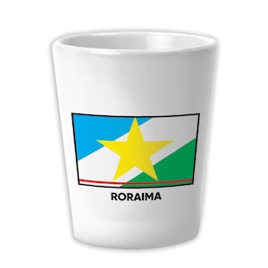 Roraima Keramisch Borrelglas Cadeau Brazilië Vlaggenstaat Brazilië Estado