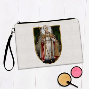 Saint Thomas Of Villanova Makeup Bag Gift Roman Catholic Church Spanish Religious Faith
