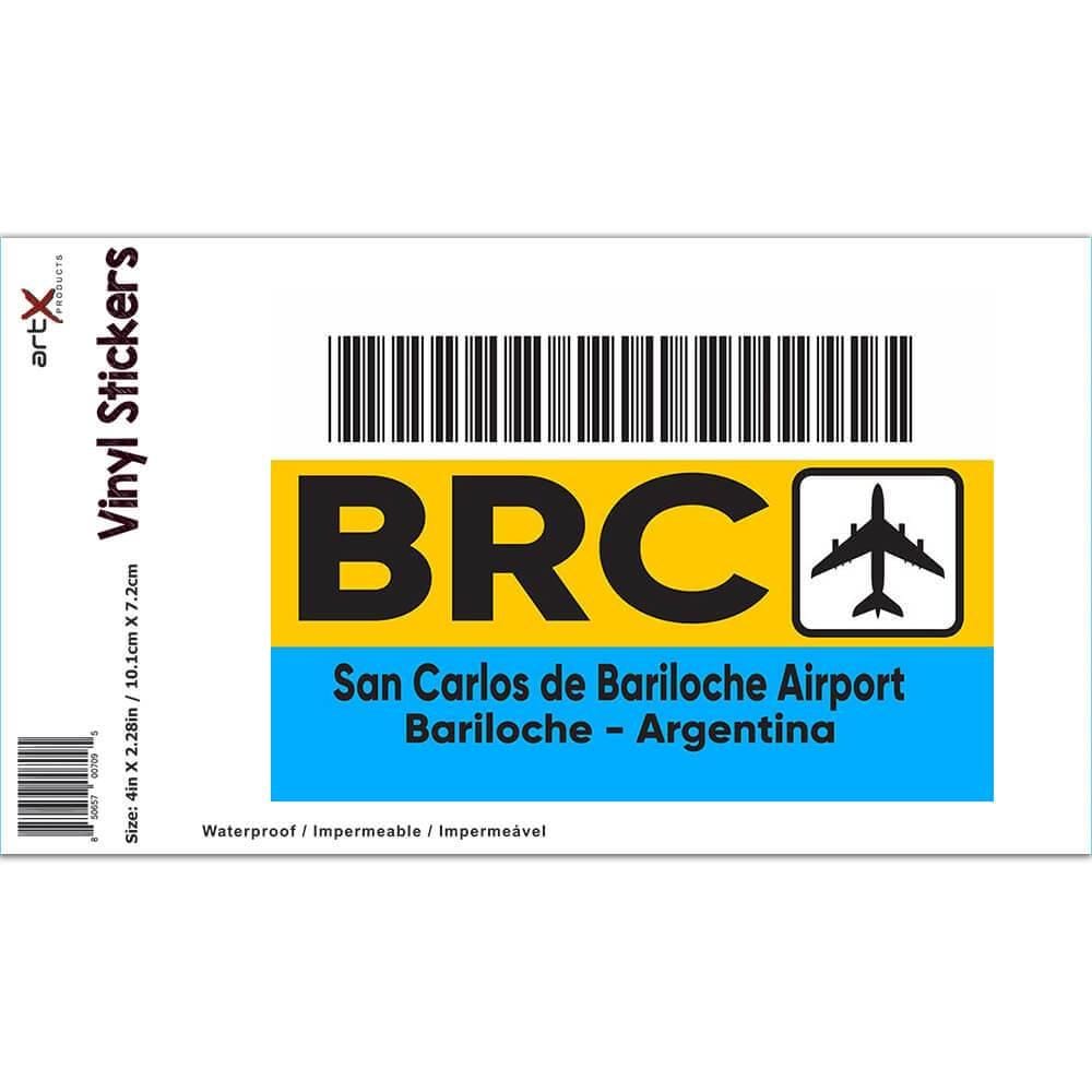 Argentina Bariloche Airport BRC Sticker Gift Travel Airline Pilot ...
