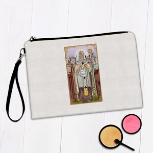 Saint Albert Of Jerusalem Makeup Bag Gift Catholic Saints Church Lawyer Religious Christian