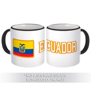 Ecuador Mug Gift Flag Pride Patriotic Expat Ecuadorian Country