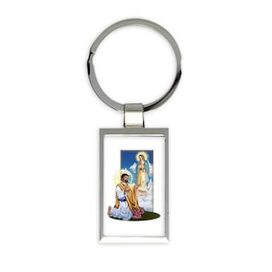 Heiliger Juan Diego Geschenk rechteckiger Schlüsselbund katholische mexikanische Guadalupe religiöse christliche Jungfrau Maria