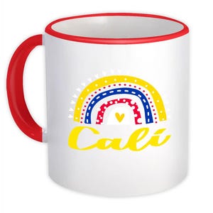 Cali Colombia Mug Gift Rainbow