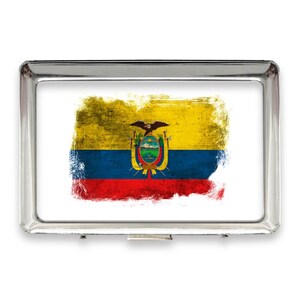 Ecuador Gift Coin Bank Distressed Flag Vintage Ecuadorian Expat Country