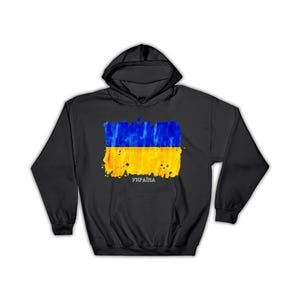 Ukraine Flag Hoodie Gift Country Name Original