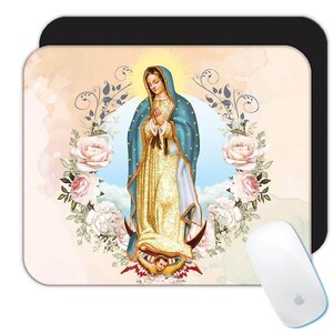 Our Lady of Guadalupe Mousepad Gift Catholic Religious Virgin Saint Mary
