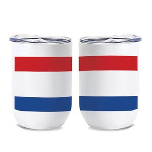Netherlands Wine Tumbler Gift Flag Pride Patriotic Expat Dutch Country