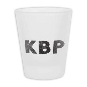 Ukraine Boryspil Airport Kyiv KBP Frosted Shot Glass Airline Travel Pilot AIRPORT Gift