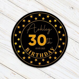 Set of 4 Personalized Drink Coaster, Custom Round Coaster, Bulk Coaster for Birthday, Customized Gift Coaster, Neoprene Party Coasters