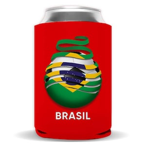 Brasilien Fußball Flagge Regular Dosen Isolator Geschenk Fußball Land Stolz Brasilianer Bild 6