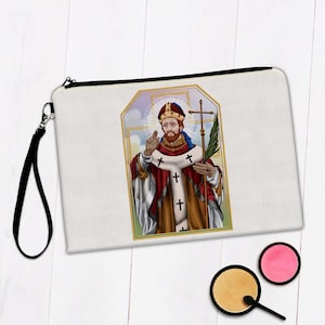 Saint Adalbert Makeup Bag Gift Of Prague Vojtech Christian Catholic Church Religious Art