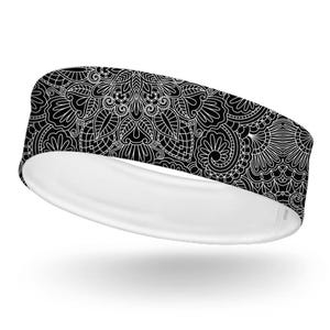 Mandala Black Headband Gift Modern Contemporary Home Decor Design