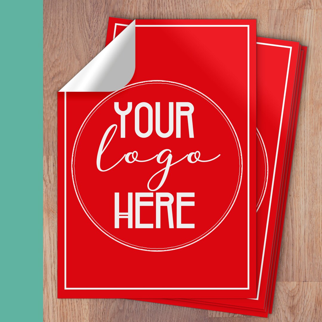 Personalized Vinyl Sticker Vertical Bulk Custom Labels Baby Shower ...