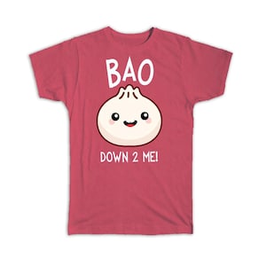 Koszulka z nadrukiem dla miłośnika orientalnego jedzenia Bao Bun, urocze pierożki z motywem sztuki Dim Sum Kitchen Chinese Baozi
