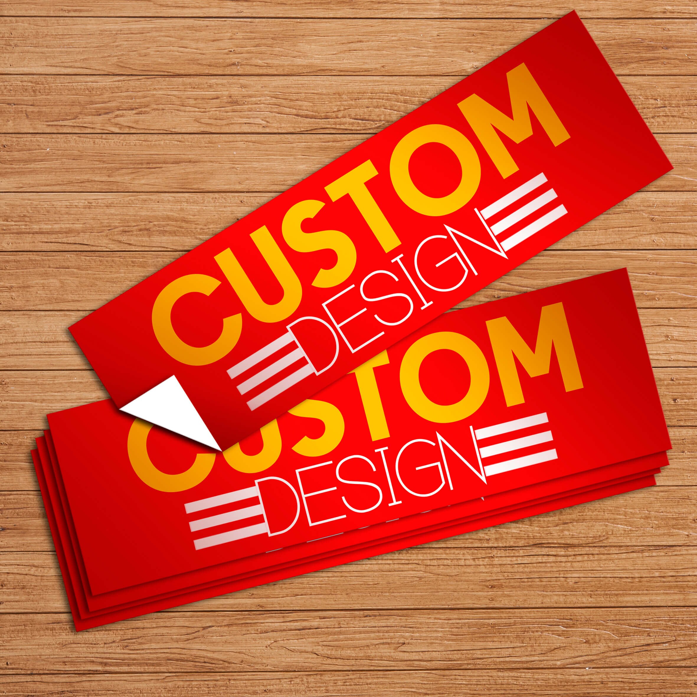 Personalized Bumper Stickers Bulk Custom Your Text Here Build Your Own ...