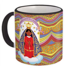 Nuestra Senora de Aparecida Mug Gift Catolica Santa Virgen Maria Religiosa
