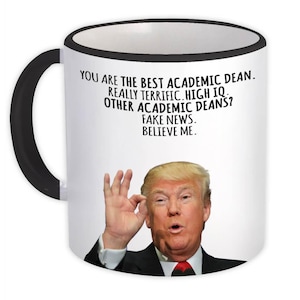 Tolles Akademisches Dekan Geschenk Lustige Trumpf Tasse Berufe Geburtstag Weihnachten Arbeitsplätze Bildung