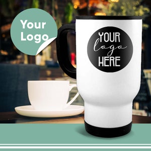 Personalized Travel Mug Stainless Steel, Customized Travel Tumbler, Custom Coffee Cup, Camping Gift, Insulated Tumbler, Drinkware Silver Mug