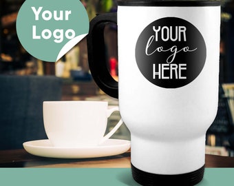 Personalized Stainless Steel Travel Mug, Custom Insulated Coffee Tumbler