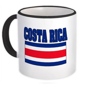 Costa Rica Tasse Geschenk Flagge Flagge Costa Rican Country Expat
