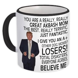Akbash Mom Mug | Trump Dog Mother Gift | Choose Your Breed | 11oz and 15oz