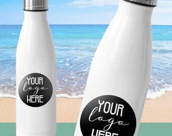 Personalized Insulated Stainless Steel Water Bottle, Custom Name Tumbler