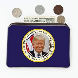 トランプ写真大統領小銭入れギフトアメリカの愛国者アメリカアメリカ合衆国