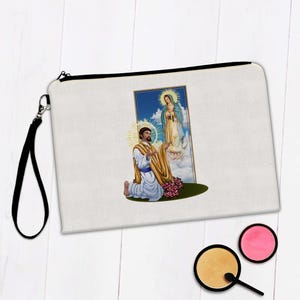 Saint Juan Diego Makeup Bag Gift Catholic Mexican Guadalupe Religious Christian Virgin Mary