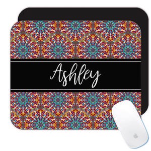 Kaleidoscope Ornament Mousepad Gift Abstract Tile Print Graphics Seamless Wall Decor