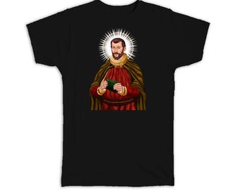 Saint Edmund Campion T-Shirt Gift Catholic Roman Church Priest Christian Religious