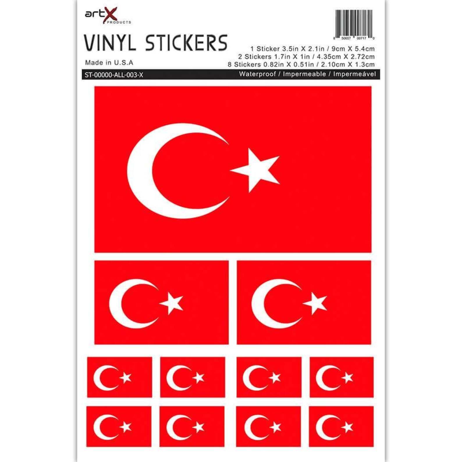 Turkey Exopy Sticker Turkey Sticker Gift Flag Retro Artistic Turkish Expat Country - Etsy