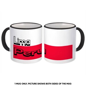 Lima Peru Mug Gift Rectangle Graphic