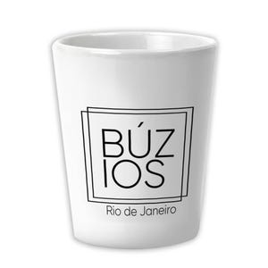 Buzios Keramisch Borrelglas Cadeau Vierkant Souvenir Reizen Strand Rio de Janeiro Brazilië