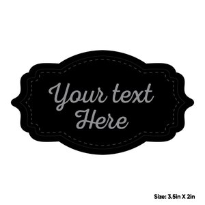 Personalized Textured Retro Frame Label Chalkboard  Sticker Bulk Pantry Organize Tag Decorative Kitchen Chalk Board Spice Canister Food Jar