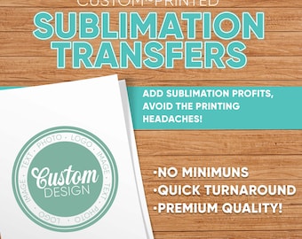 Custom Sublimation Transfers Sheet Wholesale Print On Demand Bundle Ready To Press Mugs Tumblers T-Shirts Custom Heat Transfer Gifts