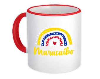 Maracaibo Venezuela Mug Gift Rainbow