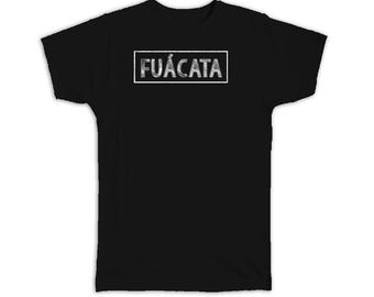 Fuacata Cuban Saying T-Shirt Gift Cuba Funny Art Print For Husband Spanish Father