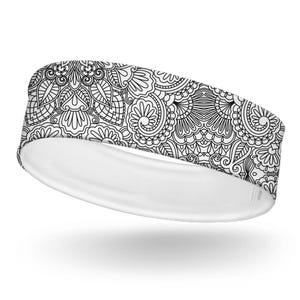 Mandala Grey Headband Gift Modern Contemporary Home Decor Design