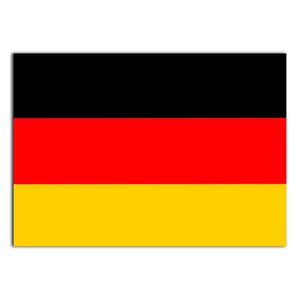 Adesivo regalo bandiera Germania retrò artistico tedesco espatriato paese