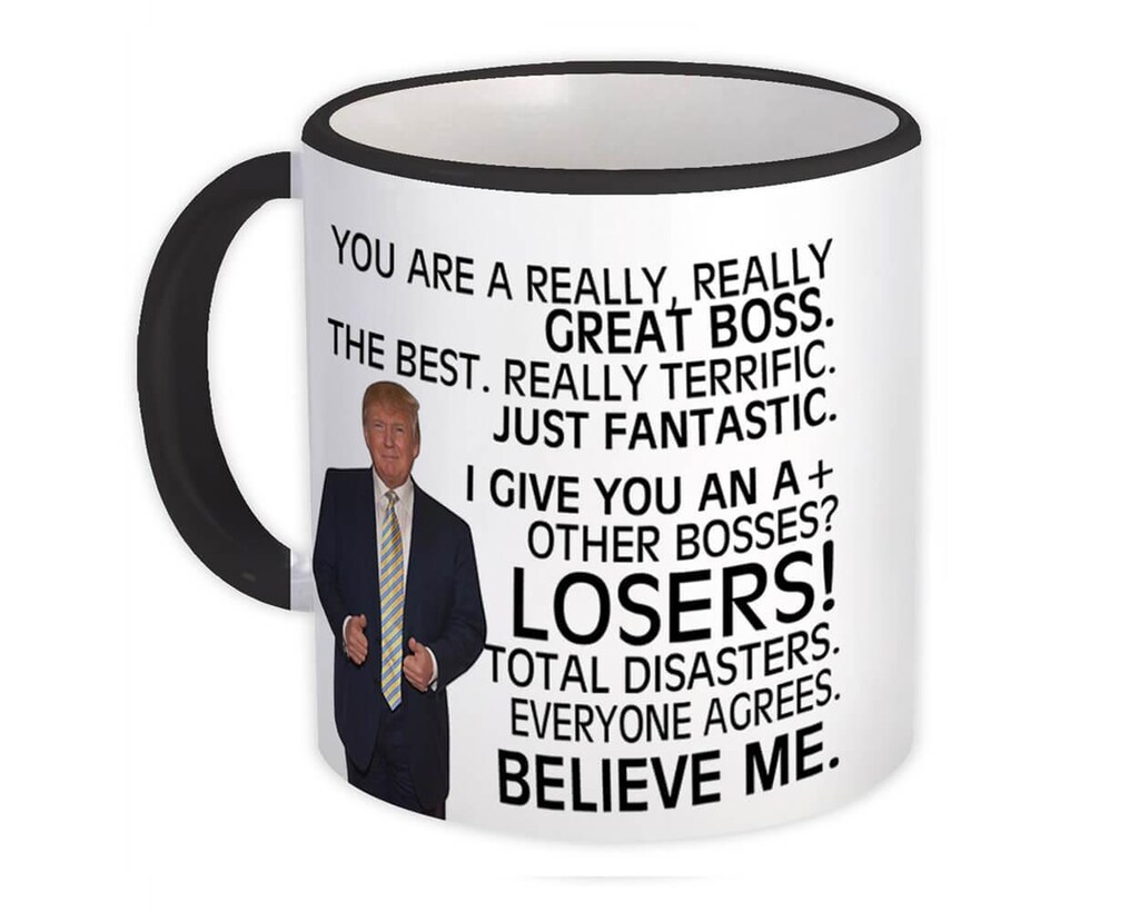 Tazza Umoristica Trump 425 Ml: Regalo Perfetto Per Capo Ufficio Divertente