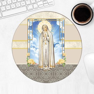 Our Lady of Fatima Mousepad Gift Catholic Religious Virgin Saint