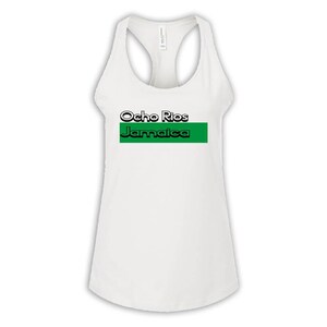 Ocho Rios Jamaica Women Jersey Racerback Tank Gift Rectangle Graphic
