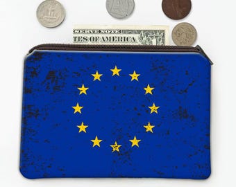European Union Flag Coin Purse Gift EU