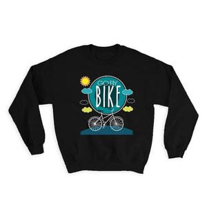 Sweat-shirt en papier kraft Eco Go By Bike cadeau énergie verte respectueux de la nature recyclable