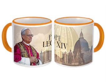 Cadeau Mug Église catholique Pape Léon XIV Religieux Vatican
