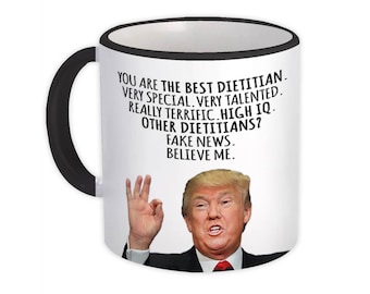 DIETITIAN Funny Trump Mug Gift Best DIETITIAN Birthday Christmas Jobs