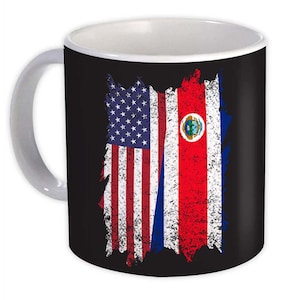 USA Costa Rica Becher Geschenk Amerikaner Costa Rican
